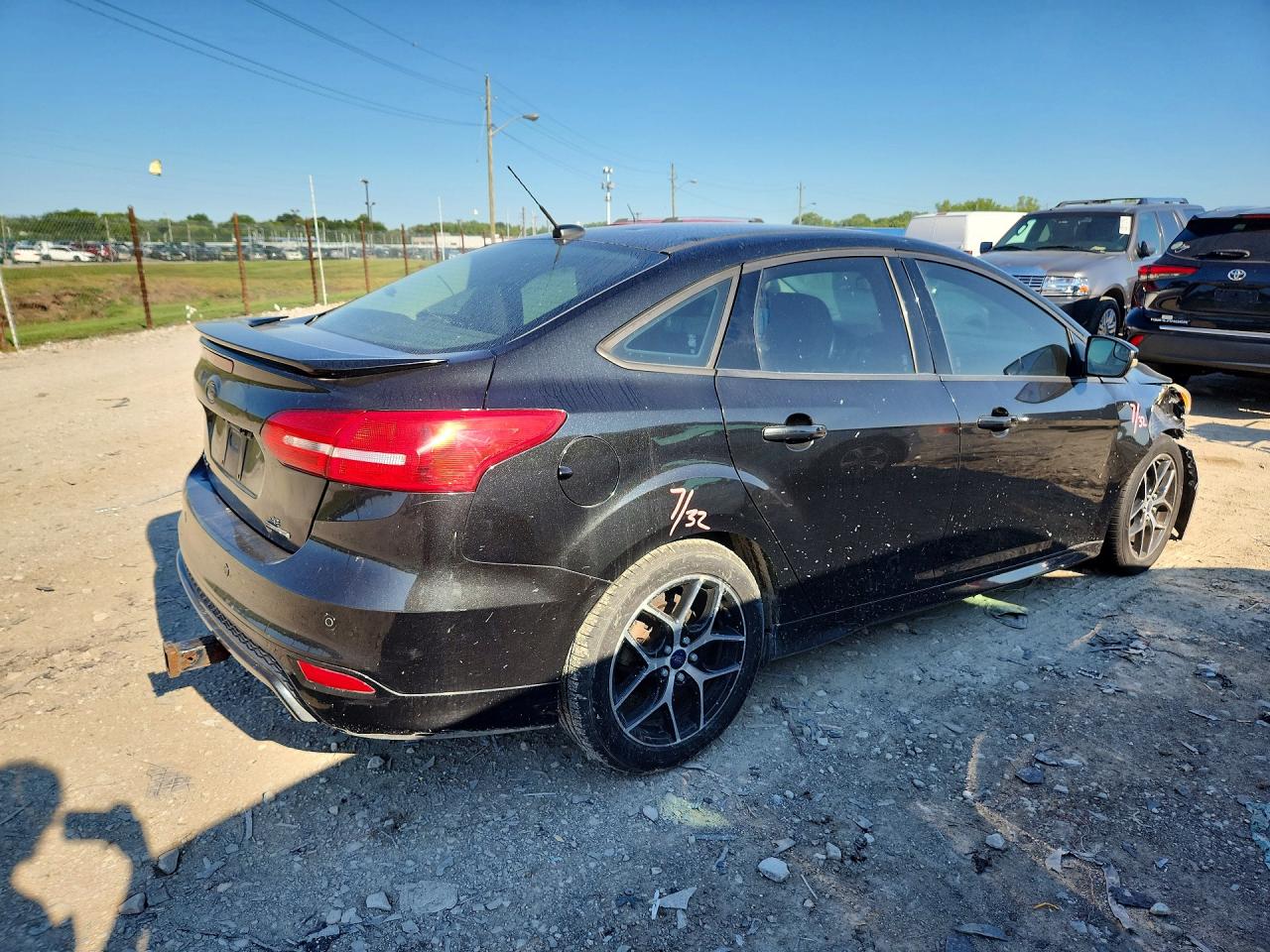 2015 Ford Focus Se Black vin: 1FADP3F24FL340627