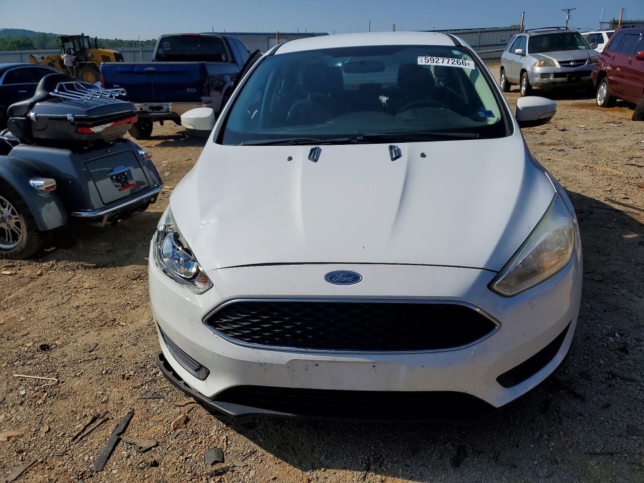 2015 Ford Focus Se White vin: 1FADP3F24FL342863