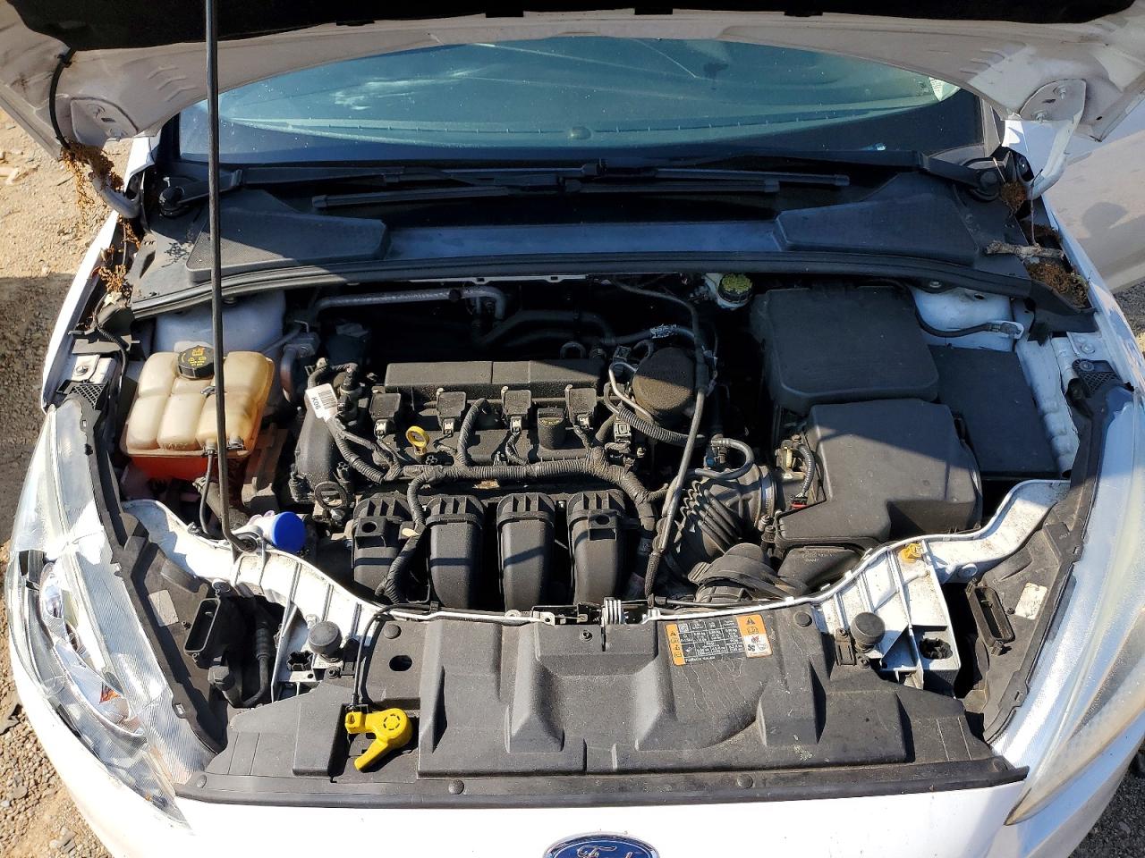 2015 Ford Focus Se White vin: 1FADP3F24FL342863