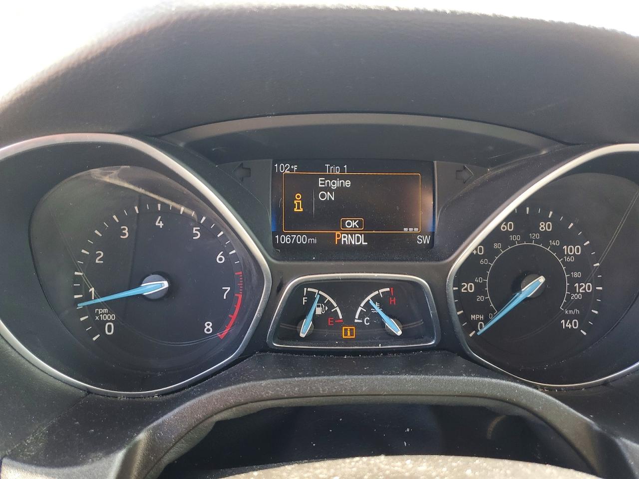 2015 Ford Focus Se White vin: 1FADP3F24FL342863