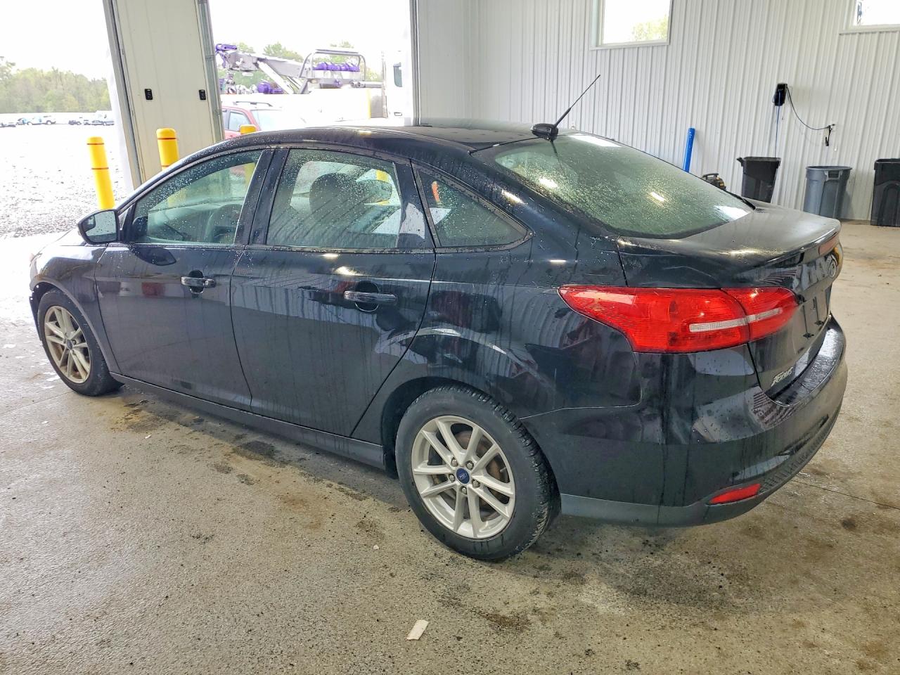 2017 Ford Focus Se Black vin: 1FADP3F24HL252521