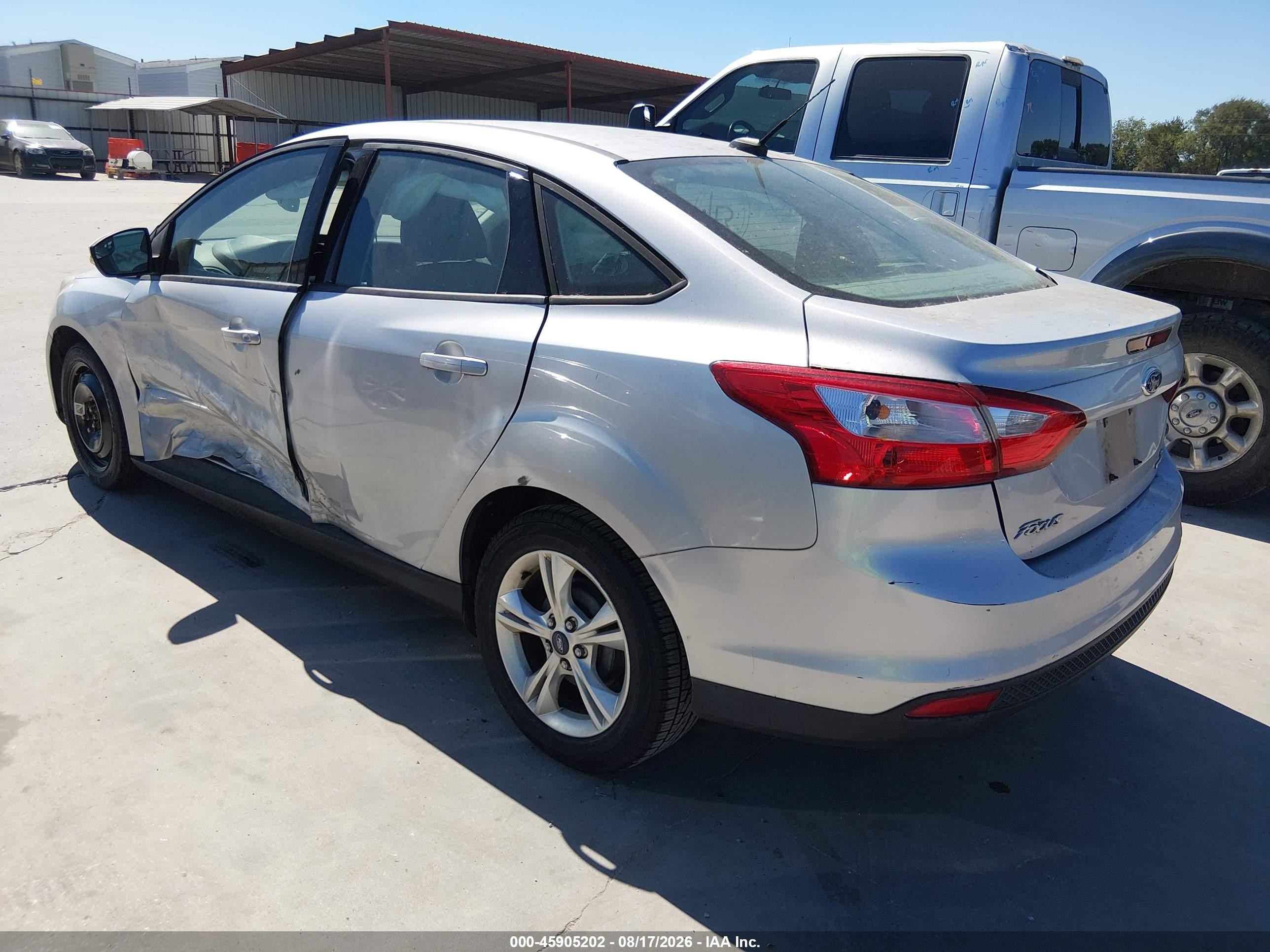 2013 Ford Focus Se Gray vin: 1FADP3F25DL138098