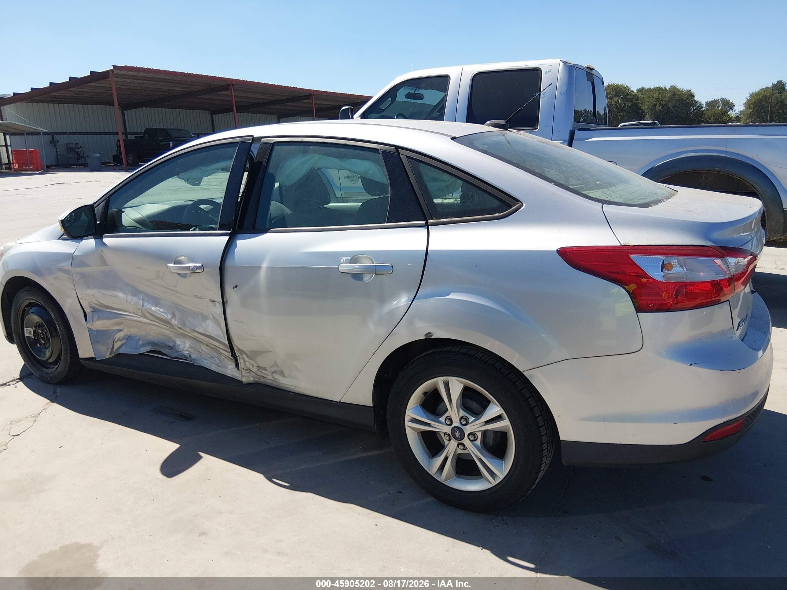 2013 Ford Focus Se Gray vin: 1FADP3F25DL138098