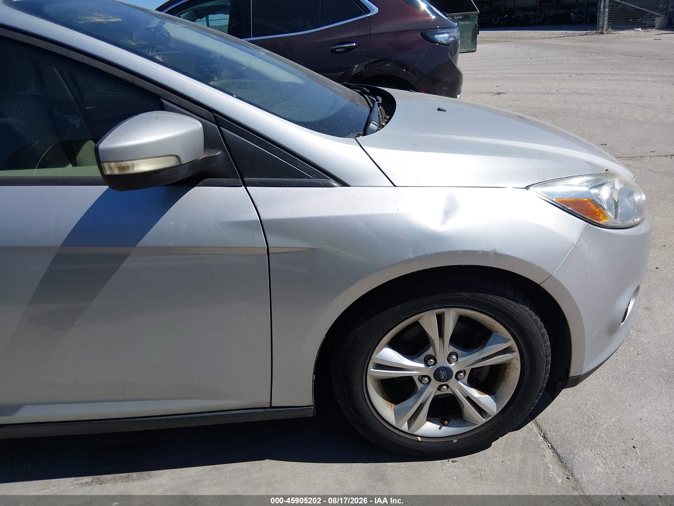 2013 Ford Focus Se Gray vin: 1FADP3F25DL138098