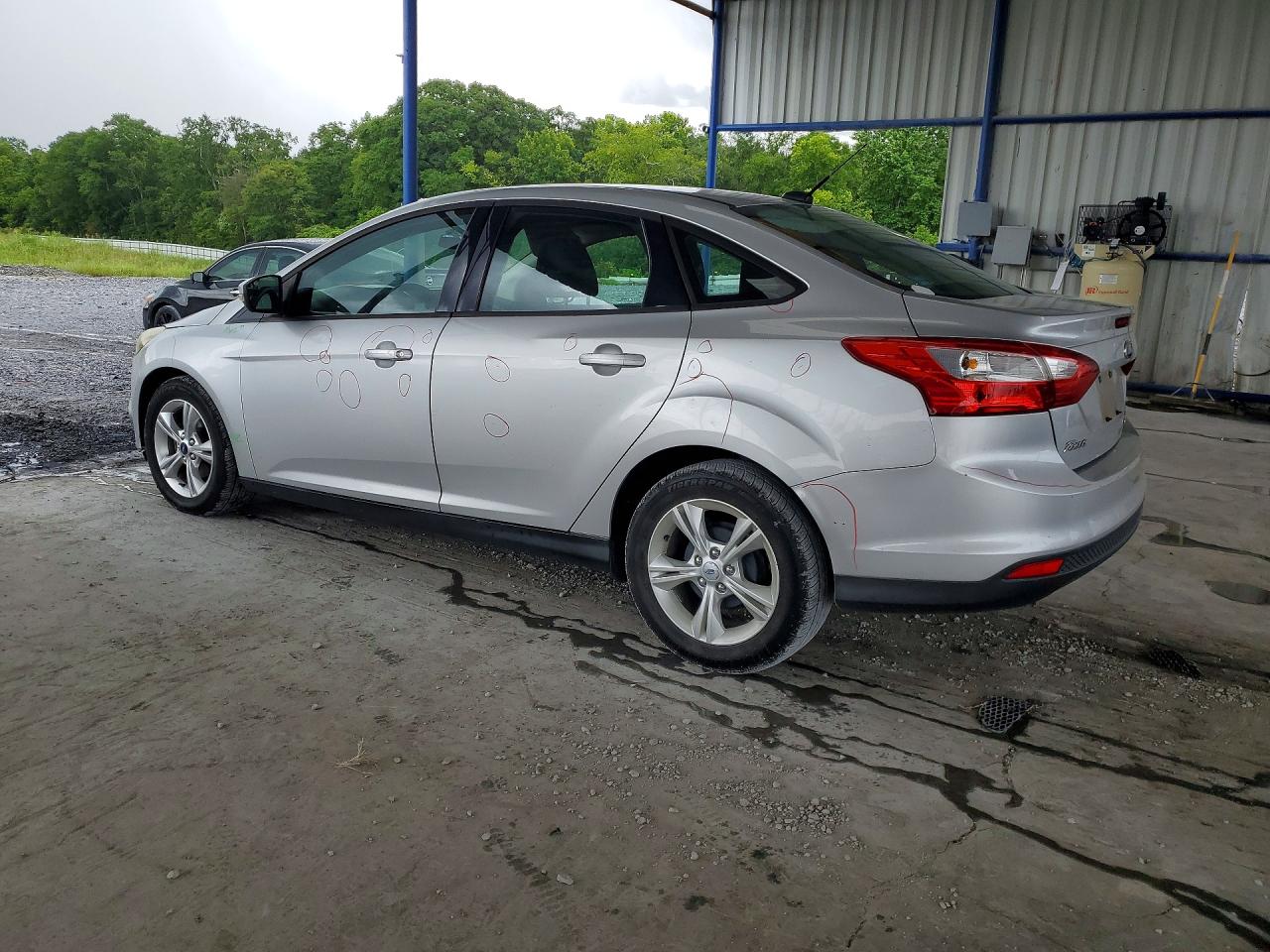 2013 Ford Focus Se Silver vin: 1FADP3F25DL142023
