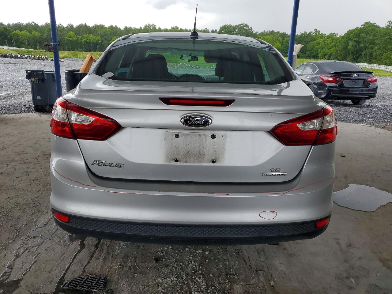 2013 Ford Focus Se Silver vin: 1FADP3F25DL142023