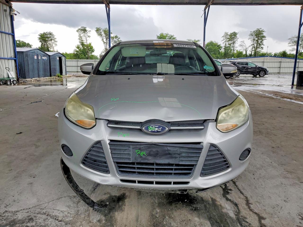 2013 Ford Focus Se Silver vin: 1FADP3F25DL142023