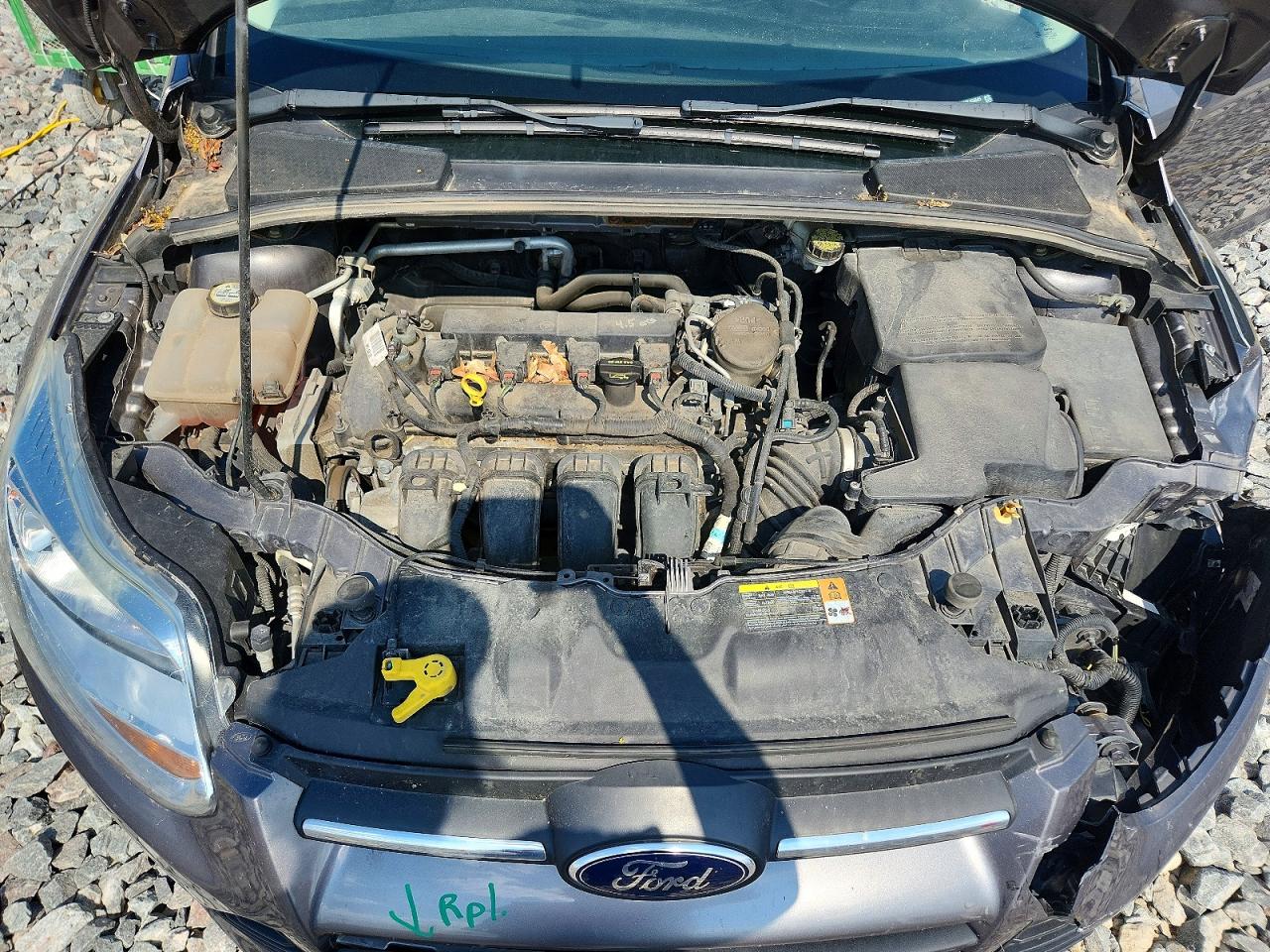 2013 Ford Focus Se Silver vin: 1FADP3F25DL155645