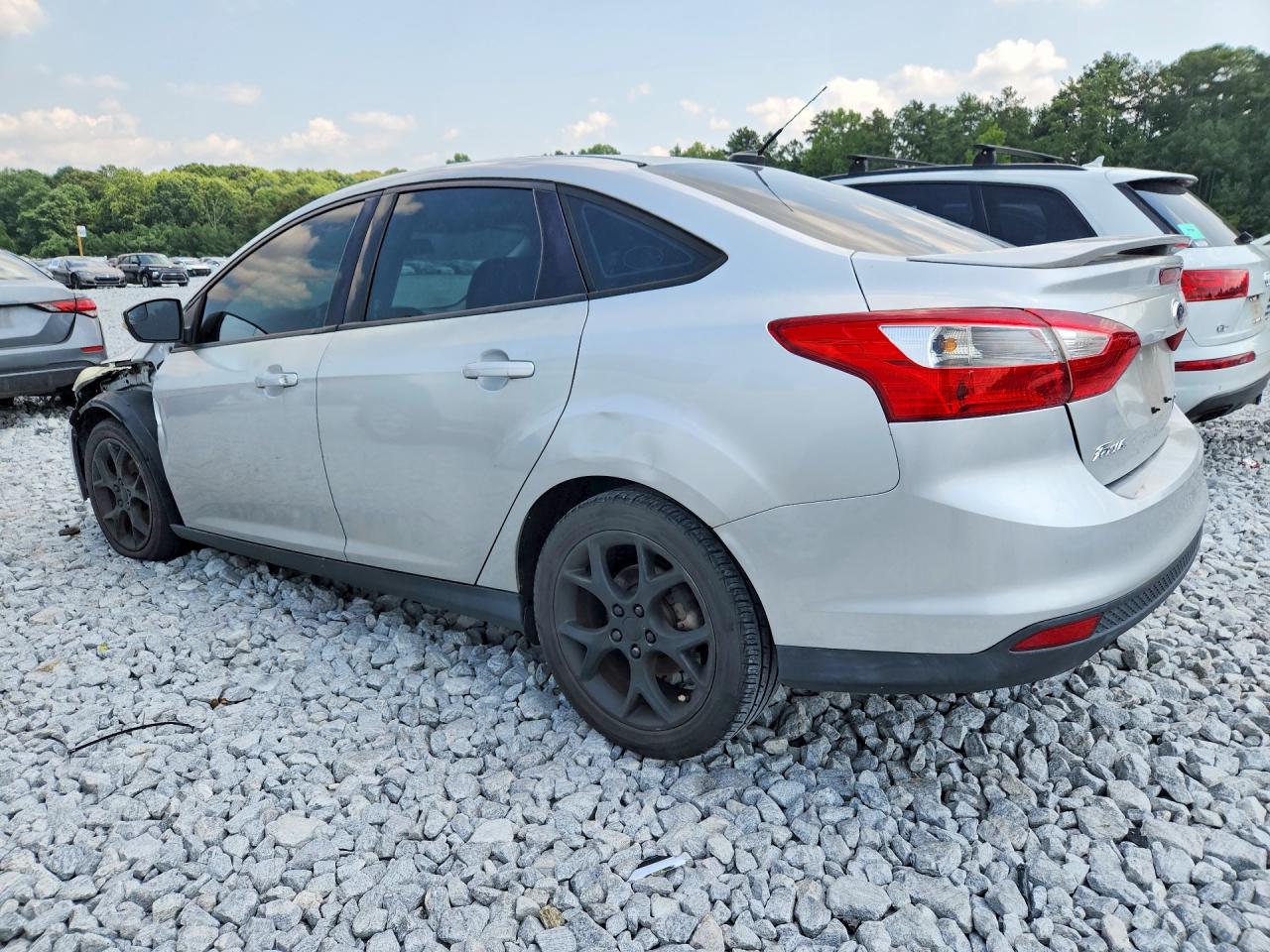 2013 Ford Focus Se Silver vin: 1FADP3F25DL164832