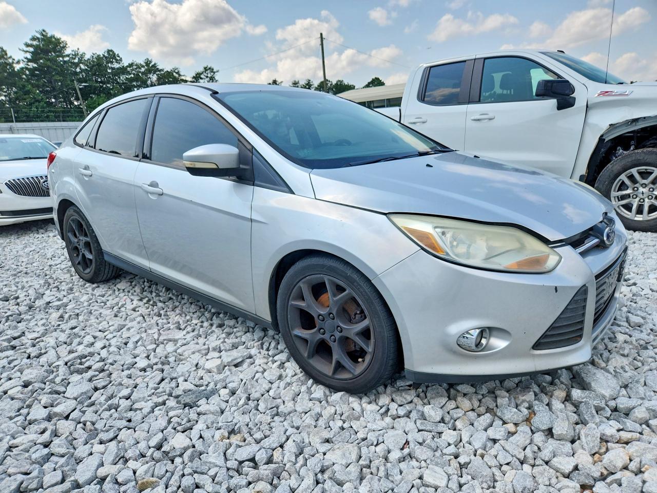 2013 Ford Focus Se Silver vin: 1FADP3F25DL164832