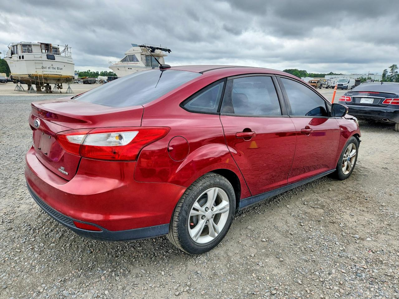 2013 Ford Focus Se Red vin: 1FADP3F25DL174468