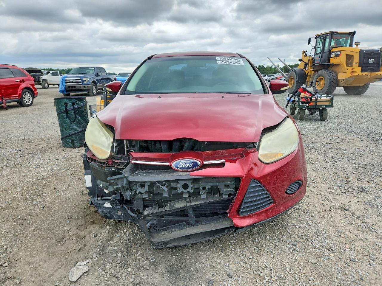 2013 Ford Focus Se Red vin: 1FADP3F25DL174468