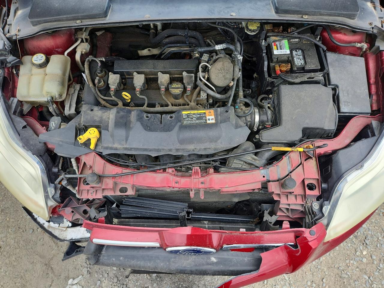 2013 Ford Focus Se Red vin: 1FADP3F25DL174468