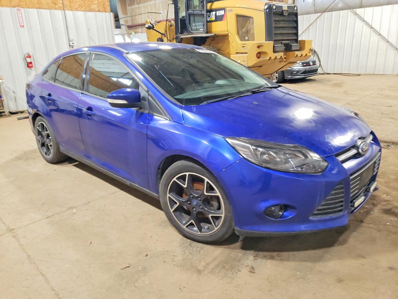 2013 Ford Focus Blue vin: 1FADP3F25DL185003
