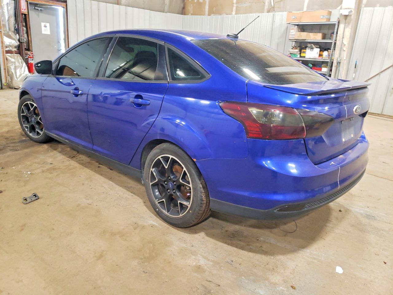 2013 Ford Focus Blue vin: 1FADP3F25DL185003