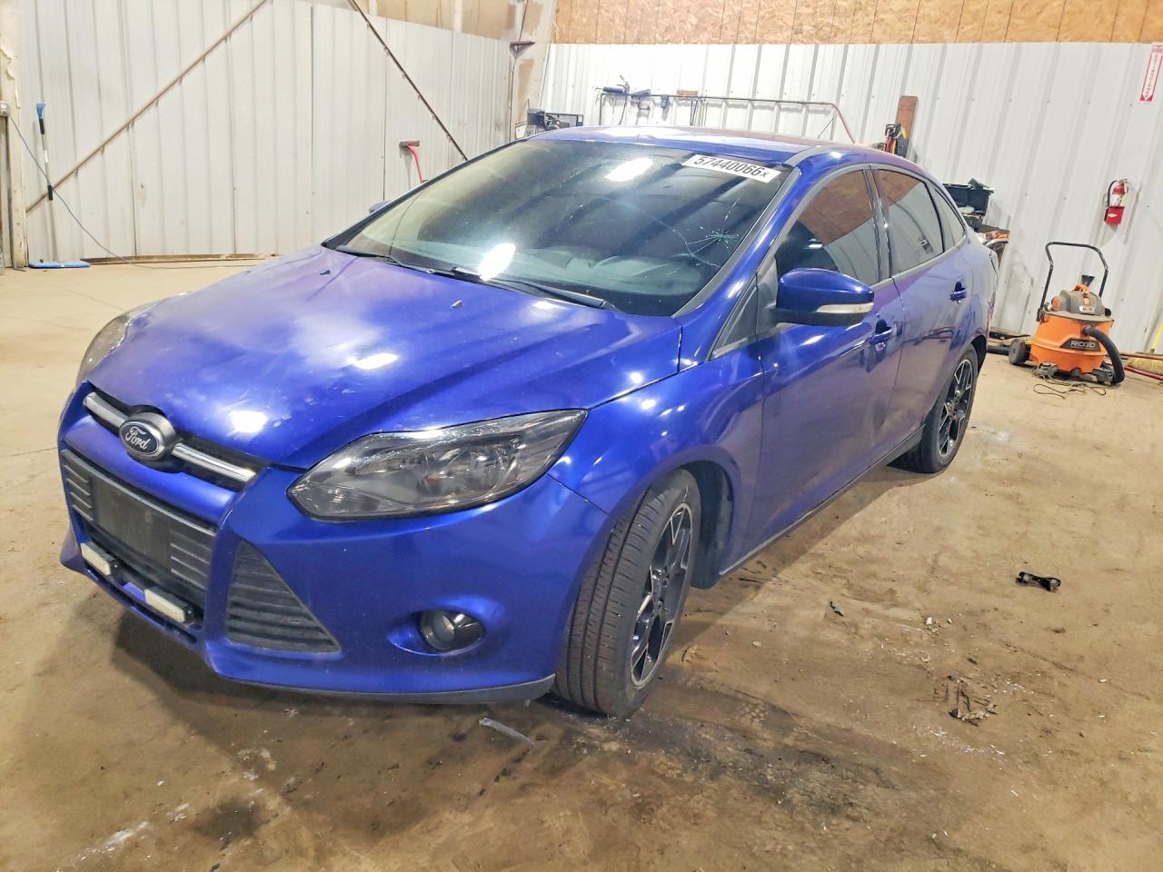 2013 Ford Focus Blue vin: 1FADP3F25DL185003