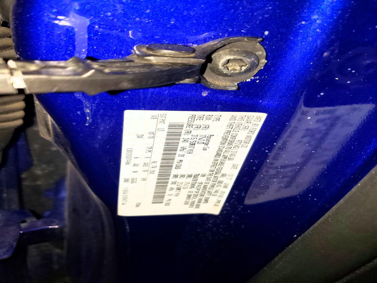 2013 Ford Focus Blue vin: 1FADP3F25DL185003