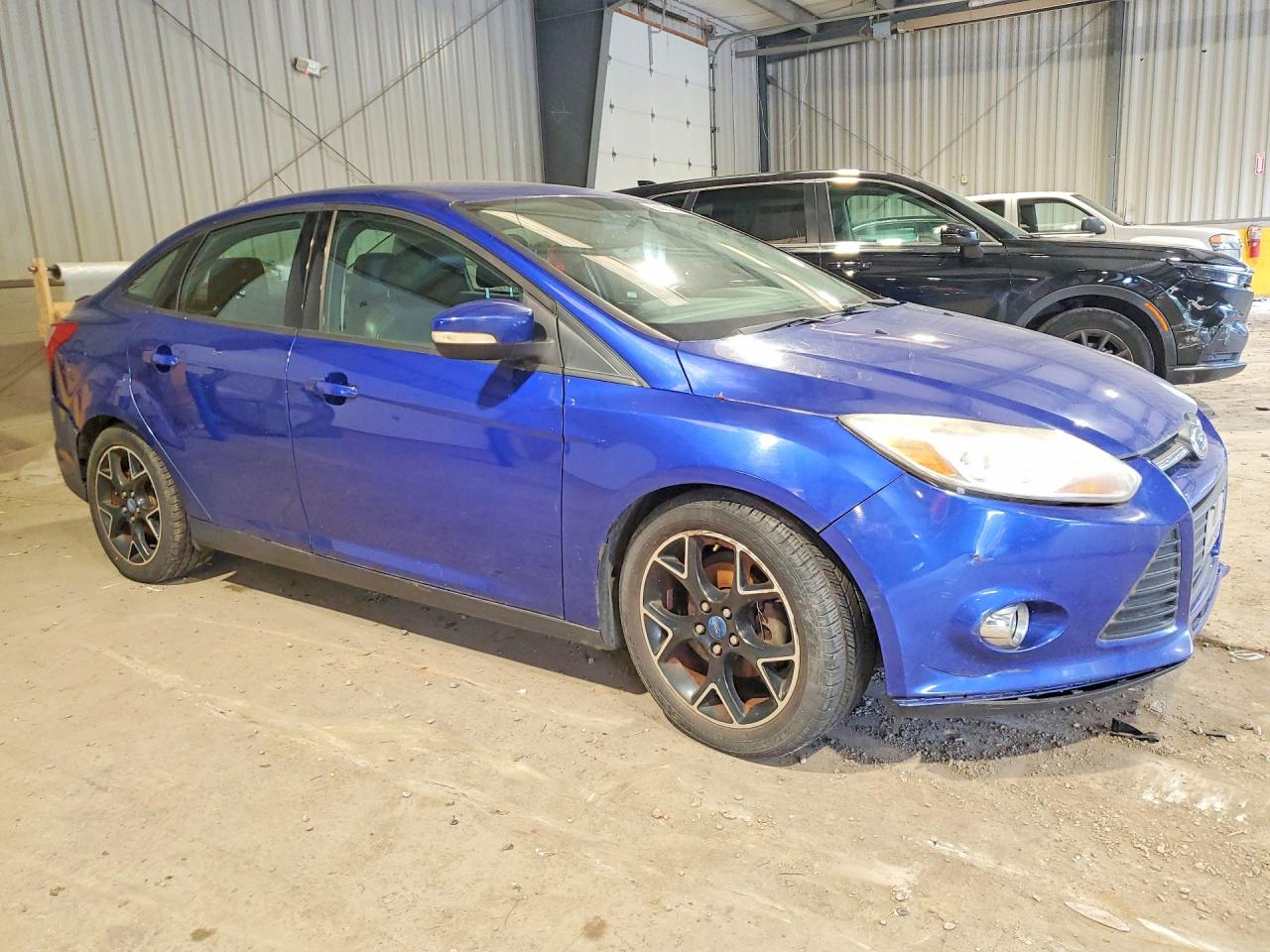 2013 Ford Focus Se Blue vin: 1FADP3F25DL188225
