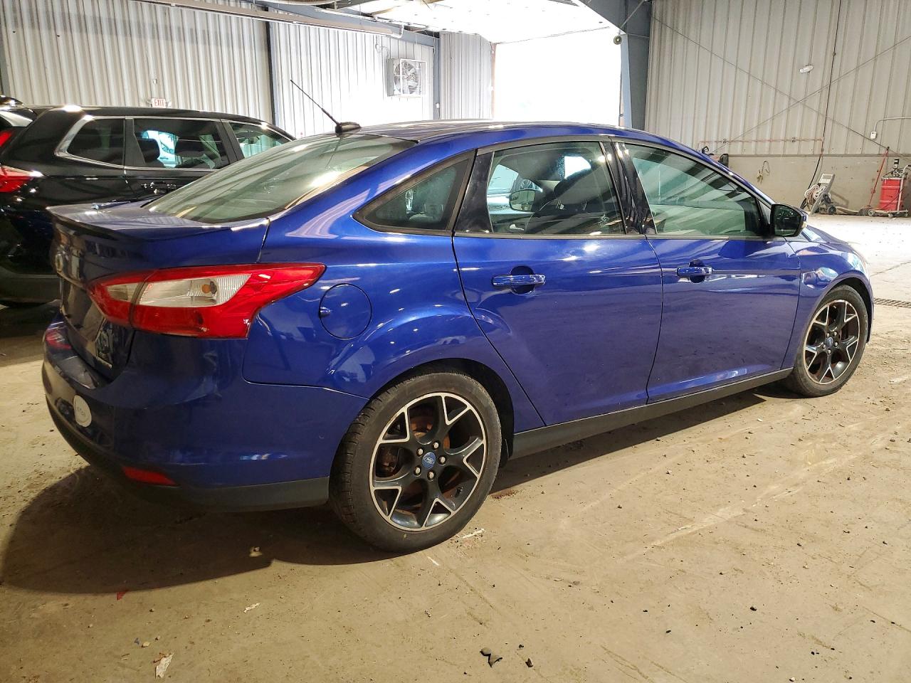 2013 Ford Focus Se Blue vin: 1FADP3F25DL188225