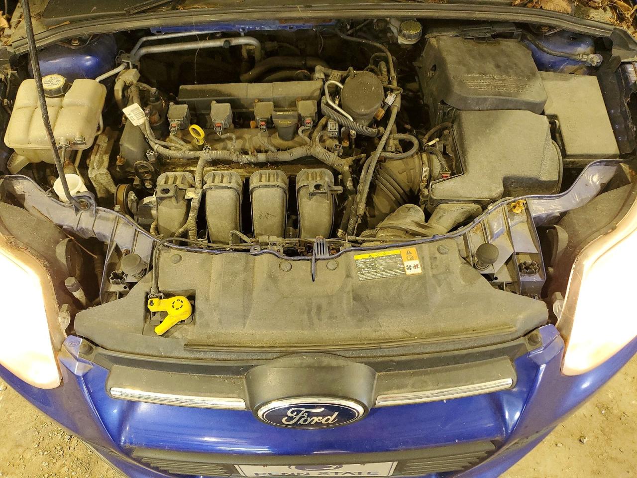 2013 Ford Focus Se Blue vin: 1FADP3F25DL188225