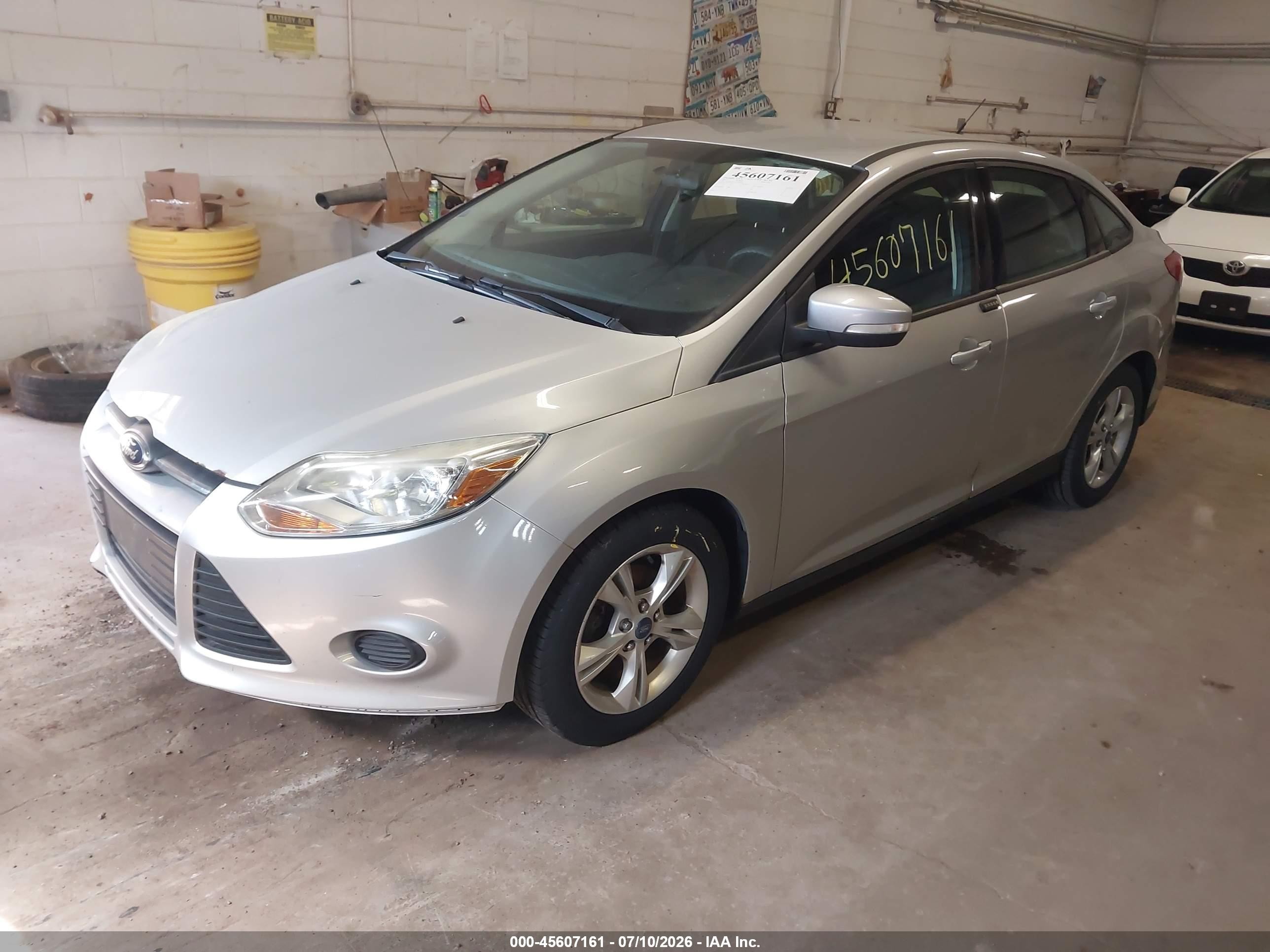 2013 Ford Focus Se Silver vin: 1FADP3F25DL190010