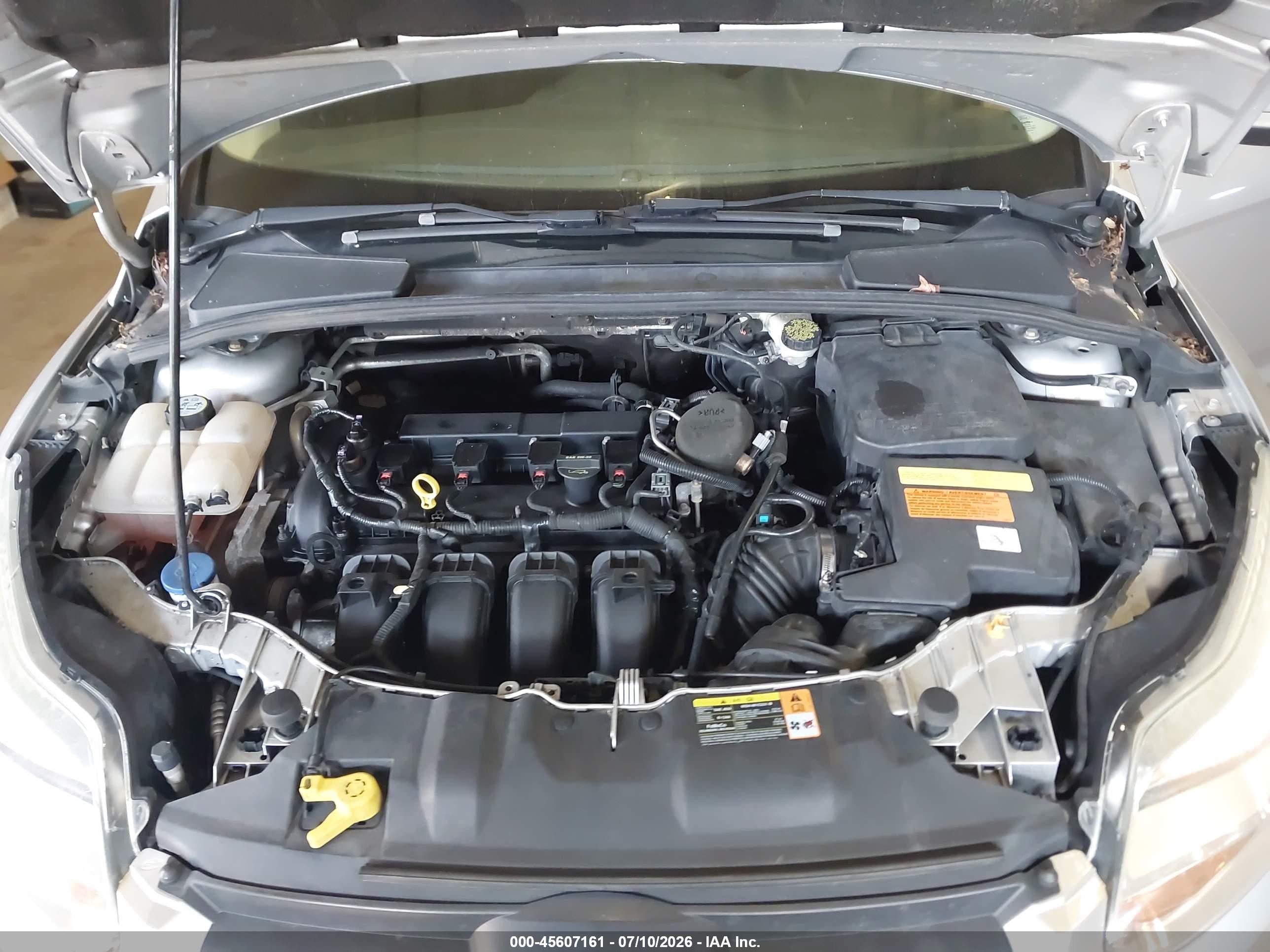 2013 Ford Focus Se Silver vin: 1FADP3F25DL190010