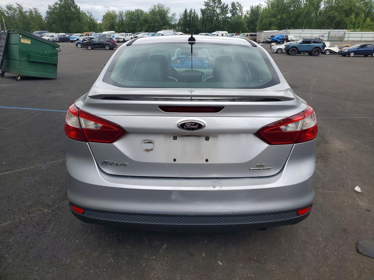 2013 Ford Focus Se Silver vin: 1FADP3F25DL196454