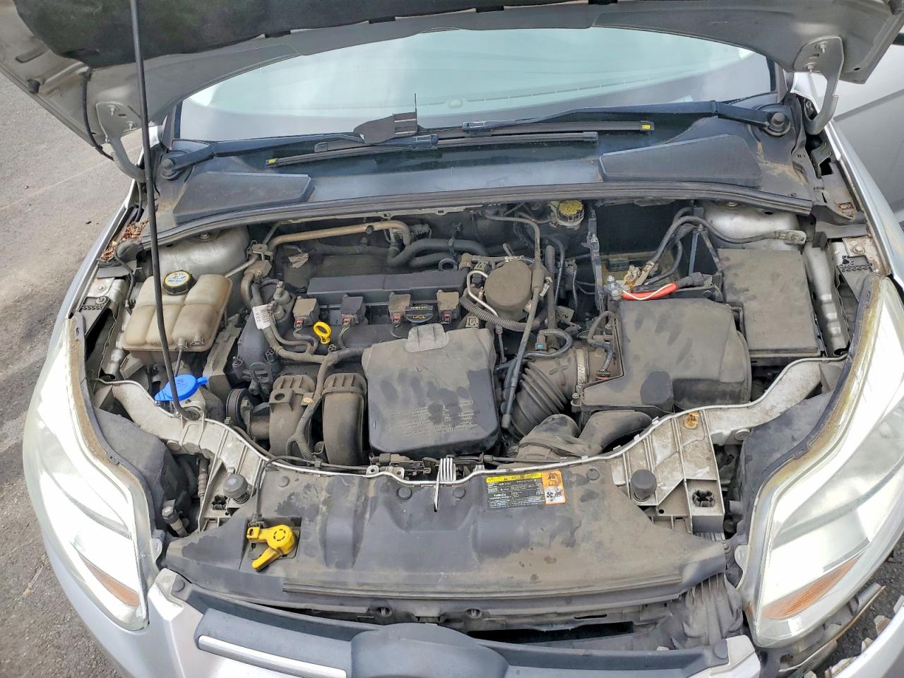 2013 Ford Focus Se Silver vin: 1FADP3F25DL196454