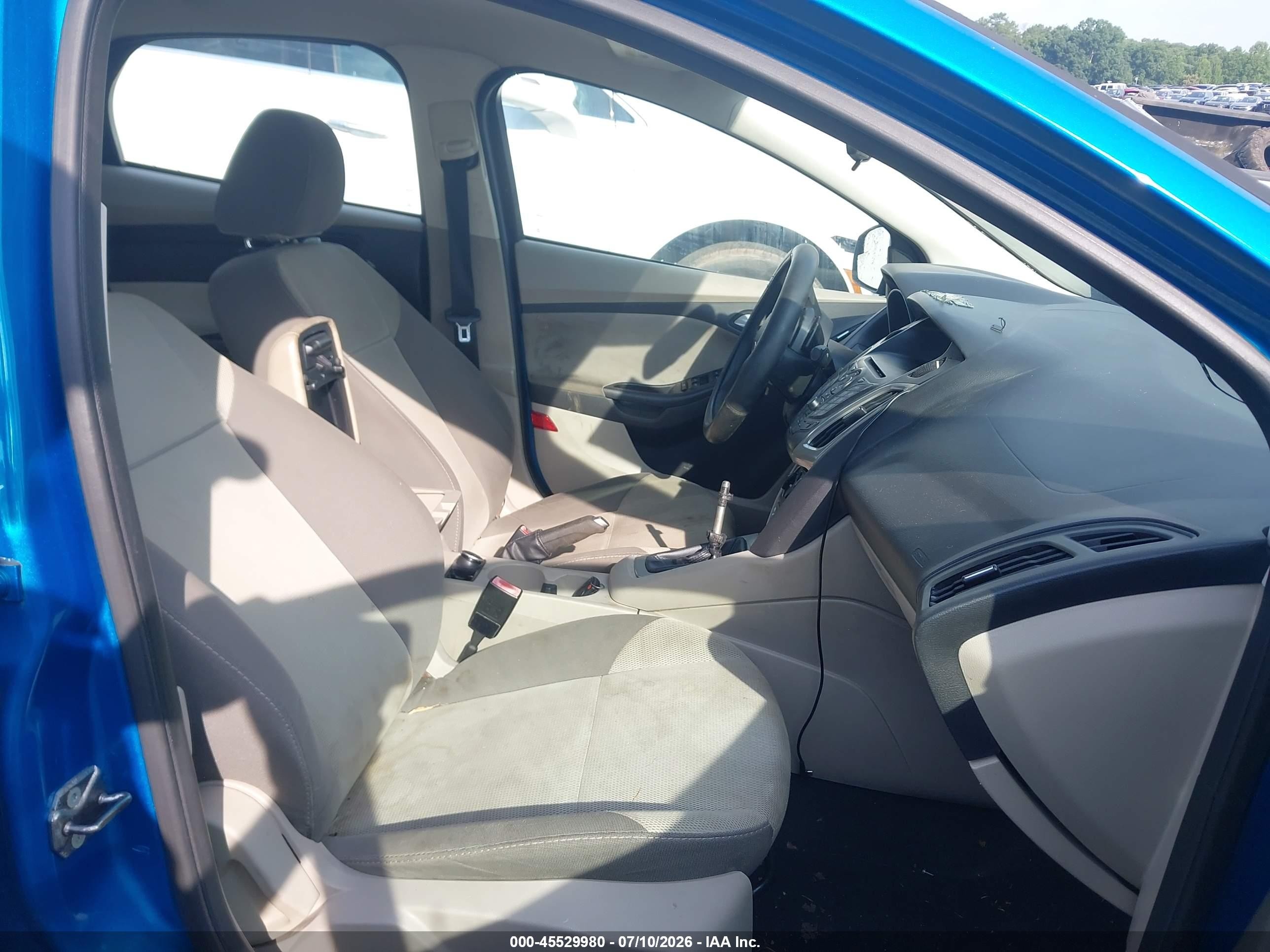 2013 Ford Focus Se Blue vin: 1FADP3F25DL216671
