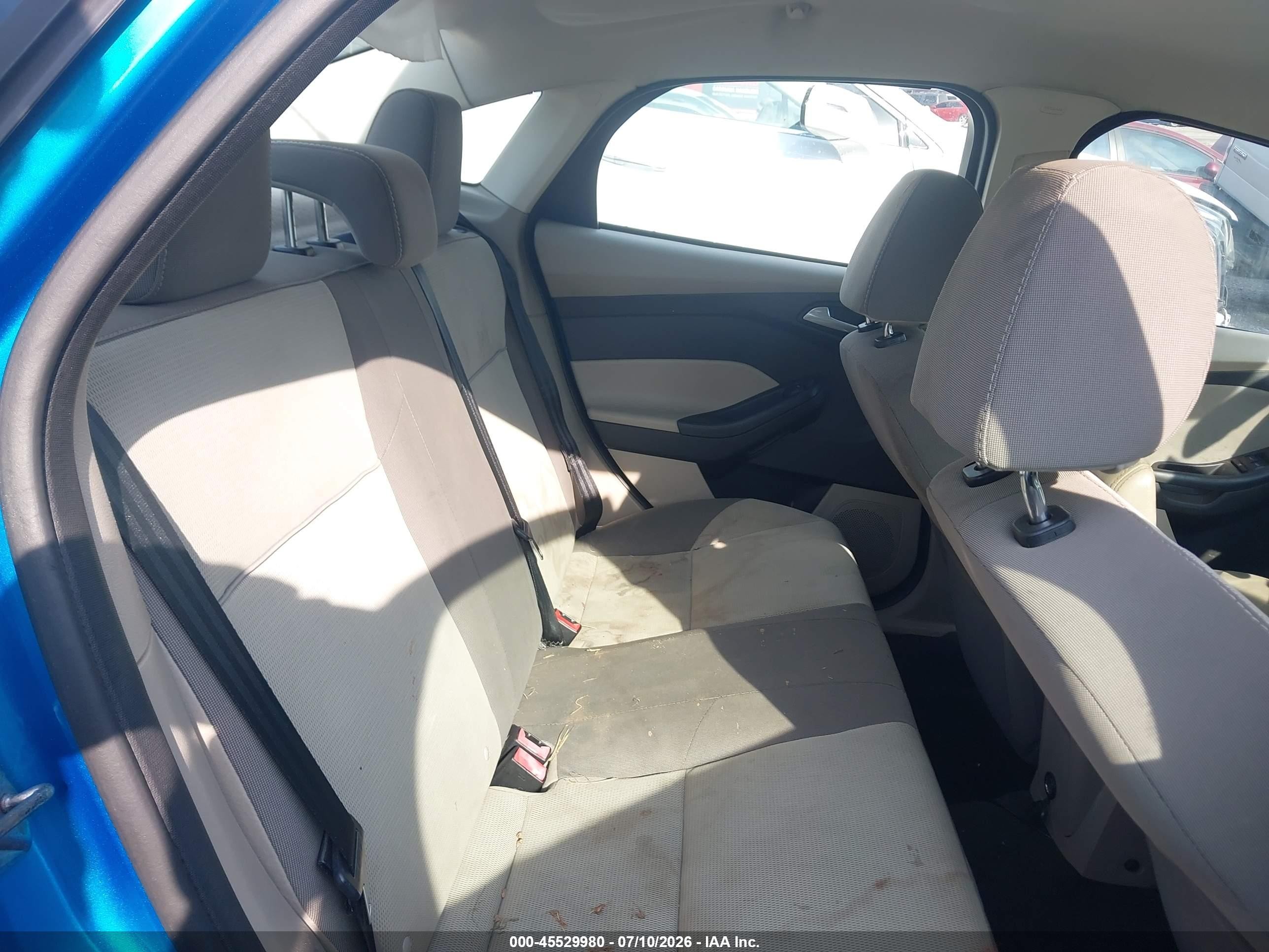 2013 Ford Focus Se Blue vin: 1FADP3F25DL216671