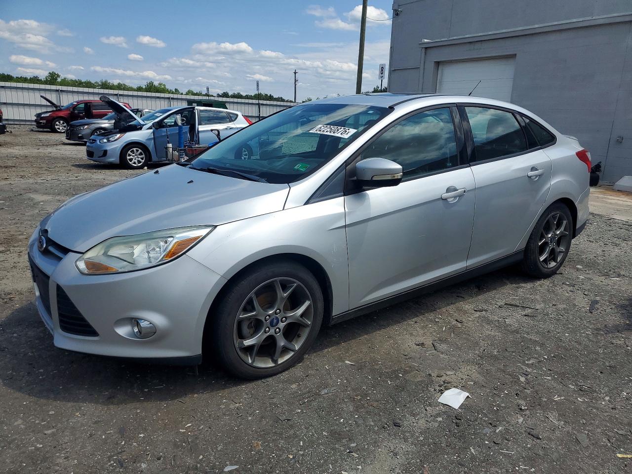 2013 Ford Focus Se Silver vin: 1FADP3F25DL230442