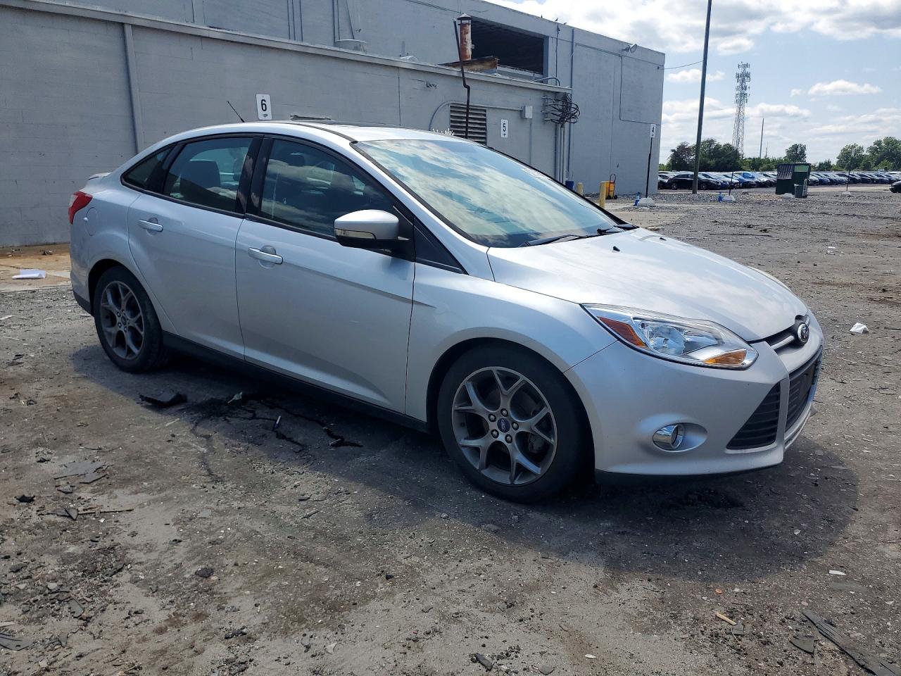 2013 Ford Focus Se Silver vin: 1FADP3F25DL230442