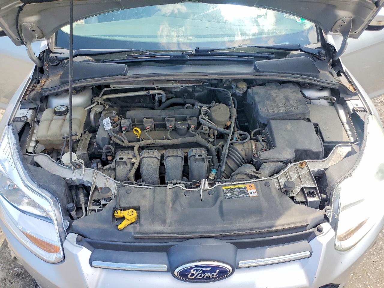 2013 Ford Focus Se Silver vin: 1FADP3F25DL230442
