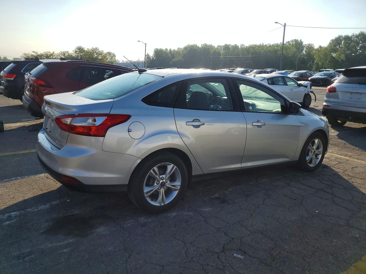 2013 Ford Focus Se Silver vin: 1FADP3F25DL242798