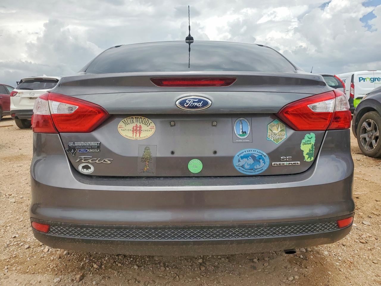 2013 Ford Focus Se Gray vin: 1FADP3F25DL244048