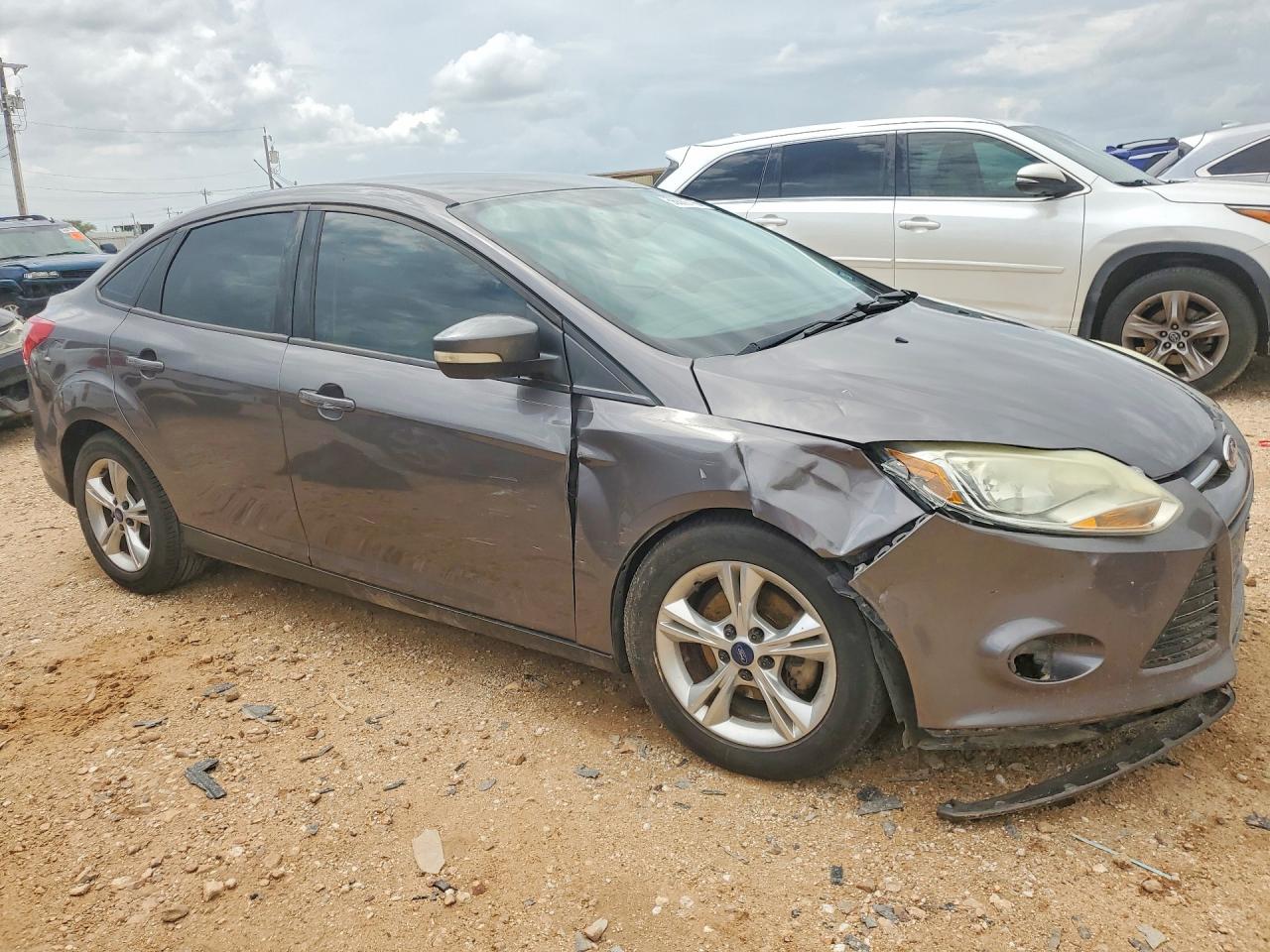 2013 Ford Focus Se Gray vin: 1FADP3F25DL244048