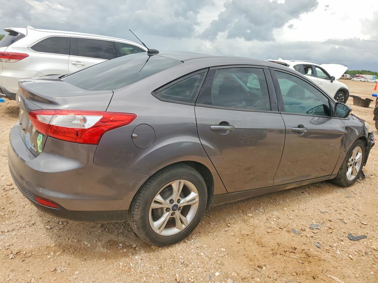 2013 Ford Focus Se Gray vin: 1FADP3F25DL244048