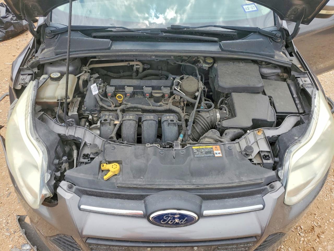 2013 Ford Focus Se Gray vin: 1FADP3F25DL244048