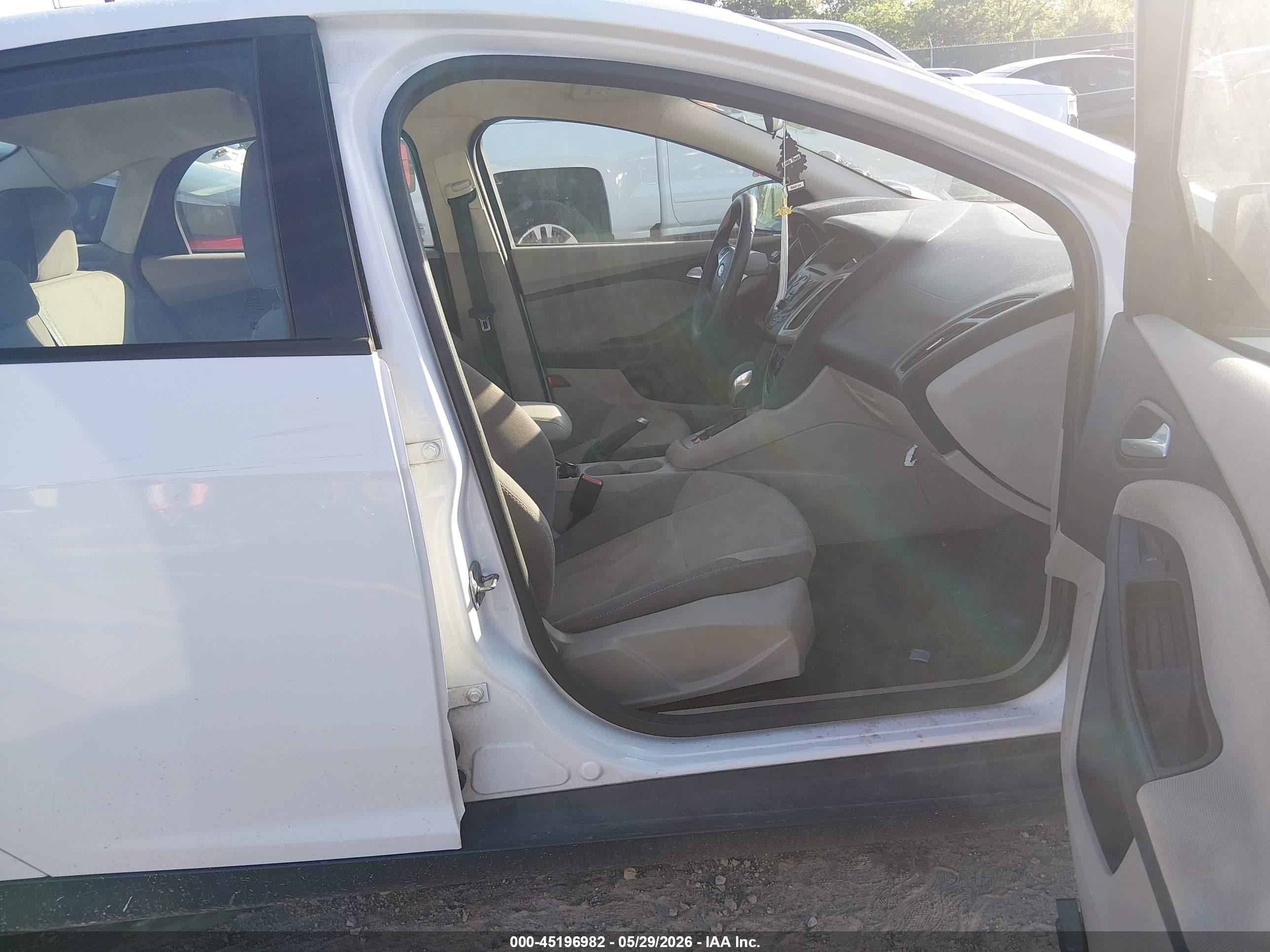 2013 Ford Focus Se White vin: 1FADP3F25DL253431