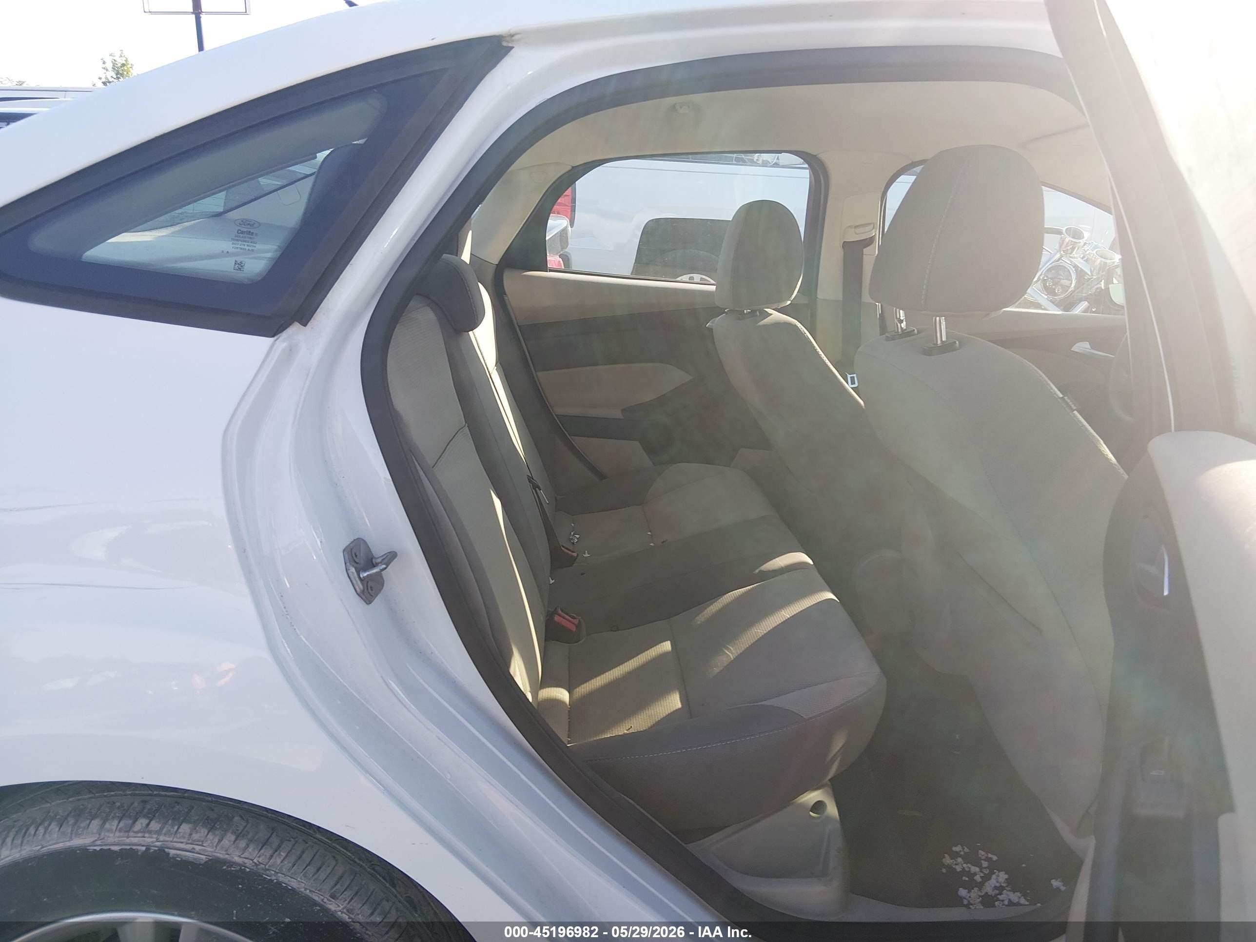 2013 Ford Focus Se White vin: 1FADP3F25DL253431