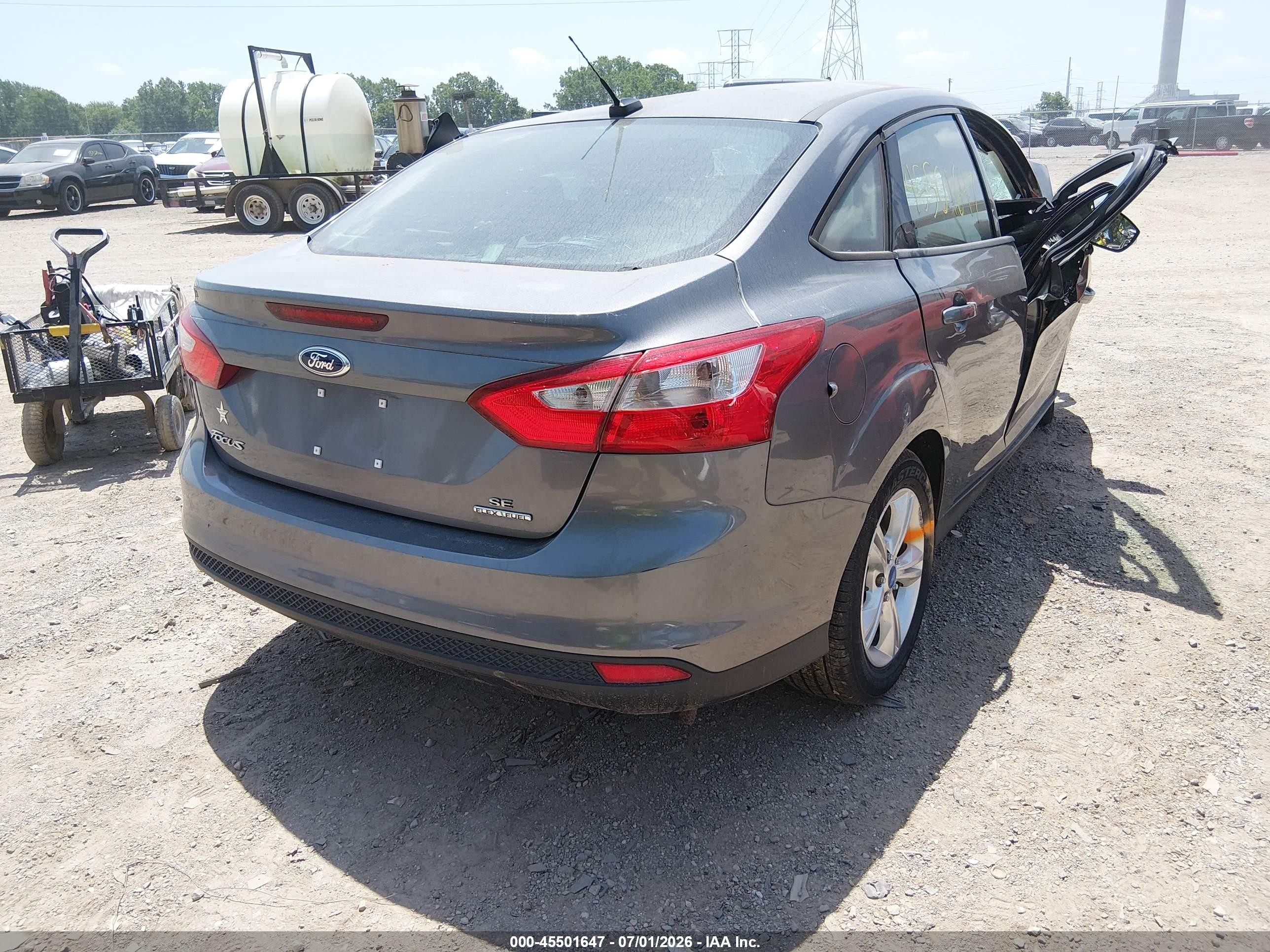 2013 Ford Focus Se Gray vin: 1FADP3F25DL259181
