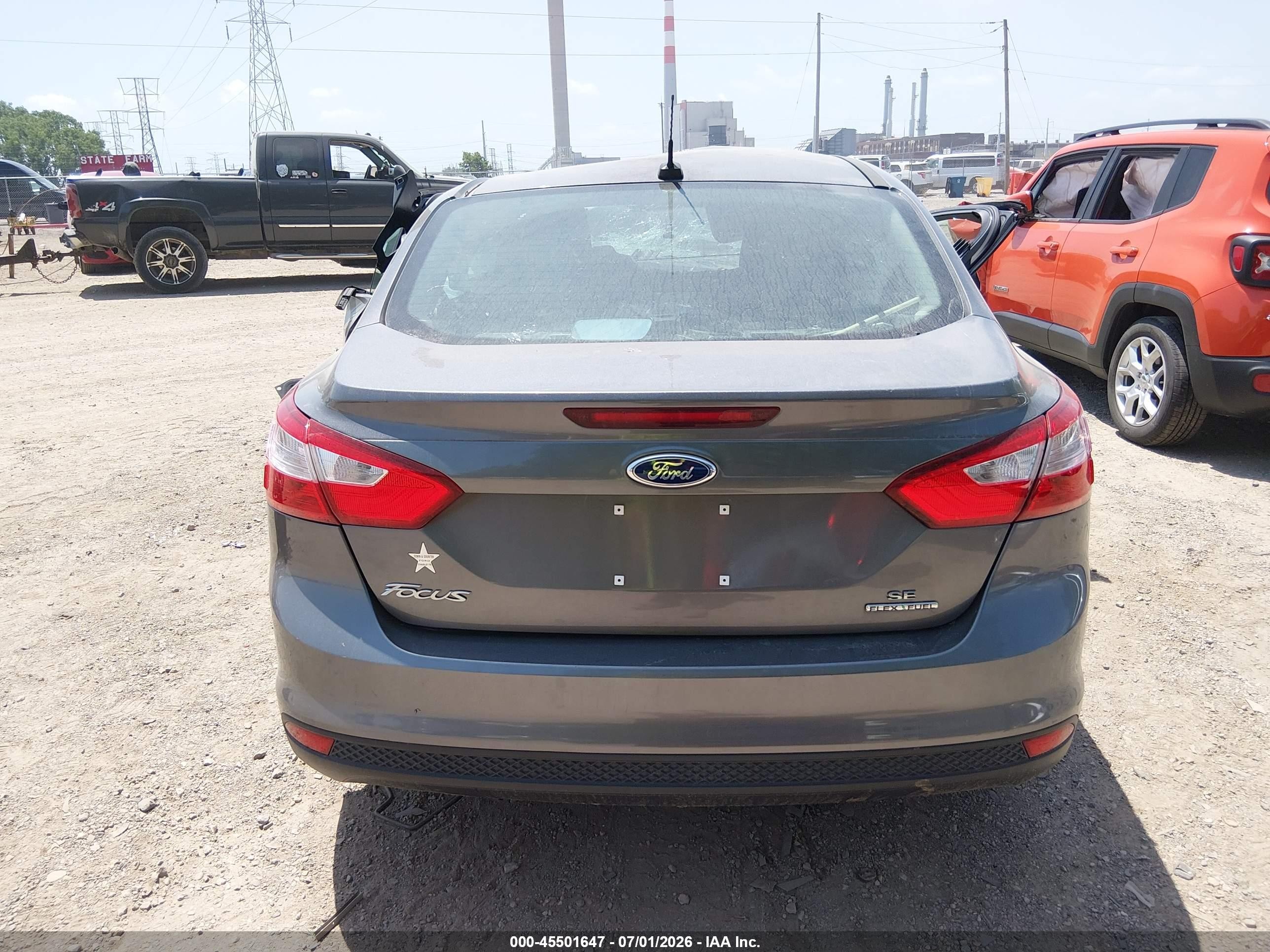 2013 Ford Focus Se Gray vin: 1FADP3F25DL259181
