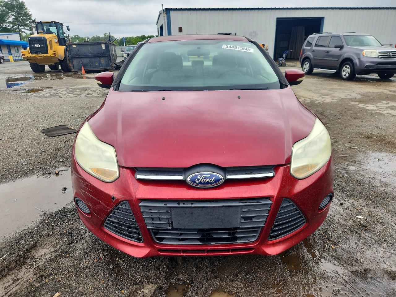 2013 Ford Focus Se Burgundy vin: 1FADP3F25DL259617