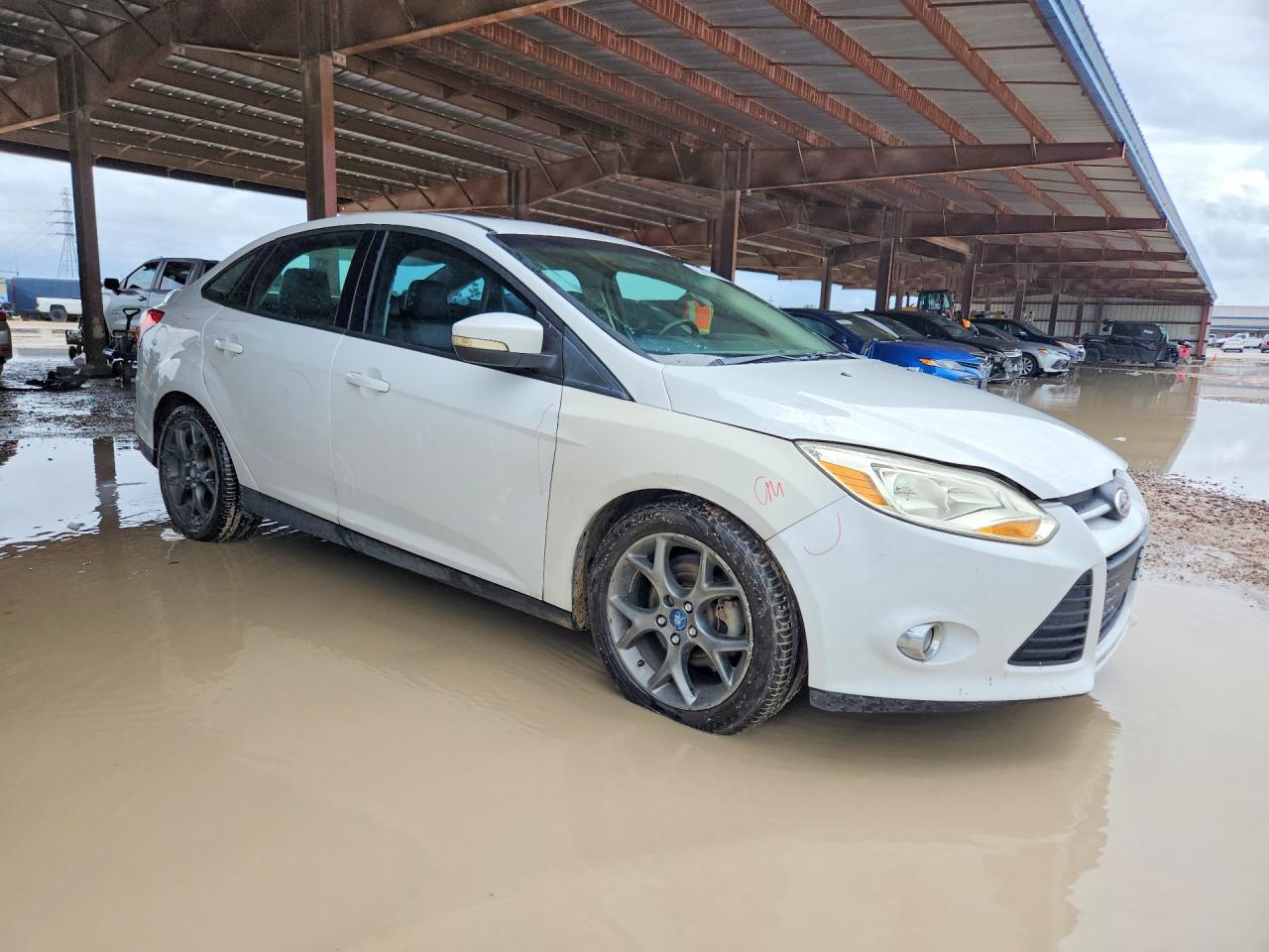 2013 Ford Focus Se White vin: 1FADP3F25DL265403