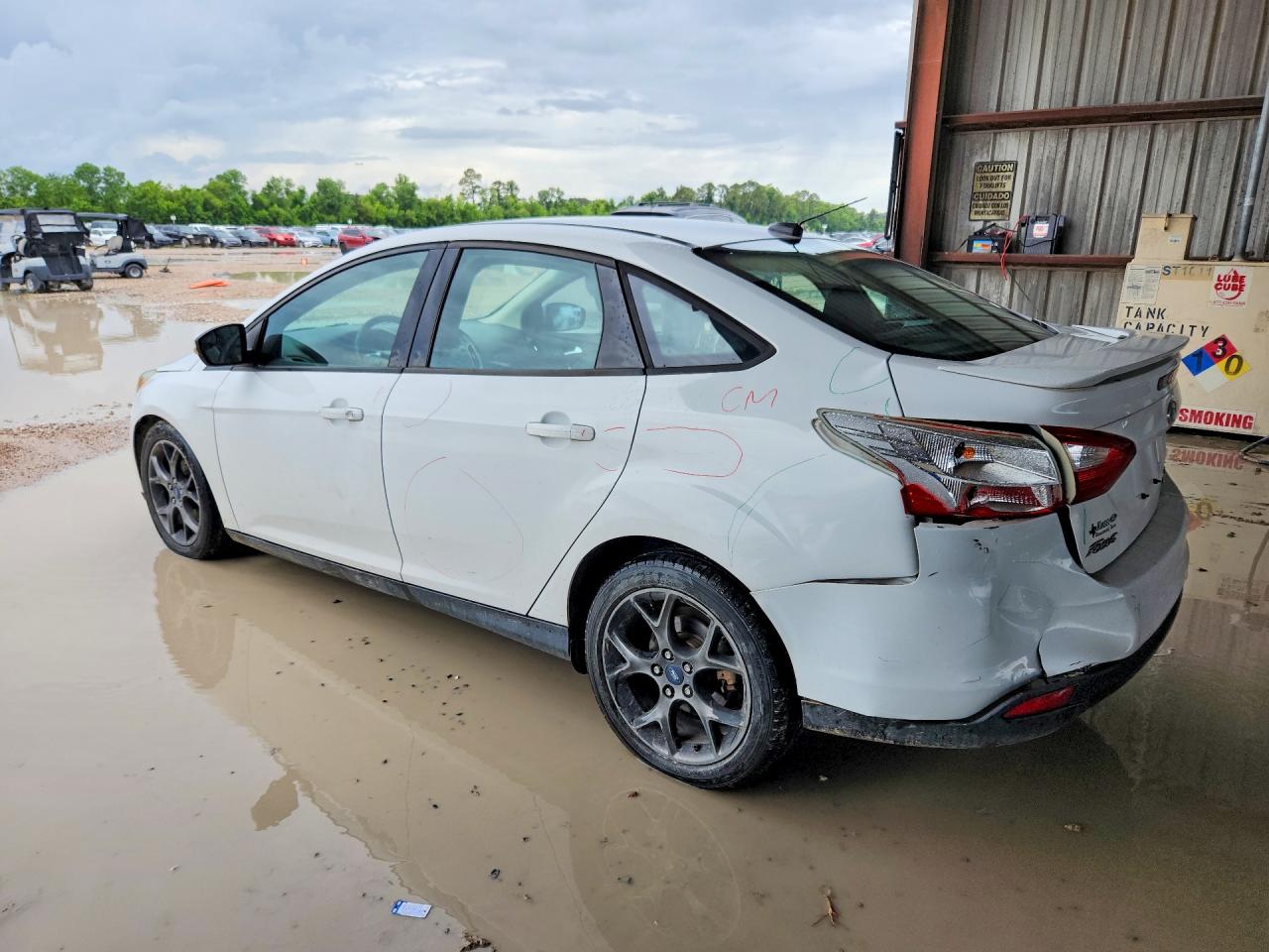 2013 Ford Focus Se White vin: 1FADP3F25DL265403