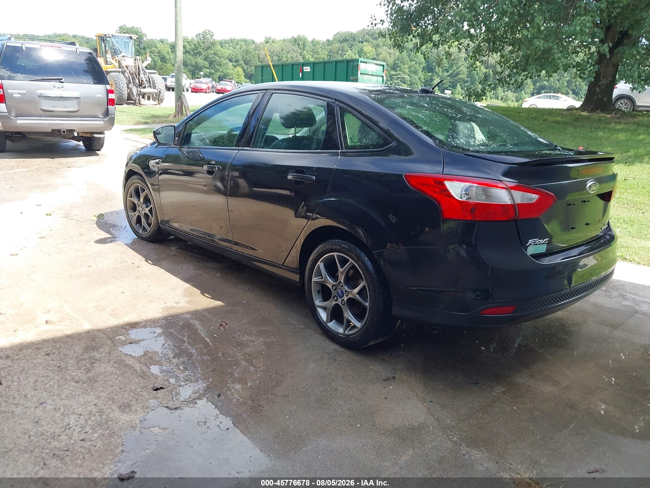 2013 Ford Focus Se Black vin: 1FADP3F25DL272867