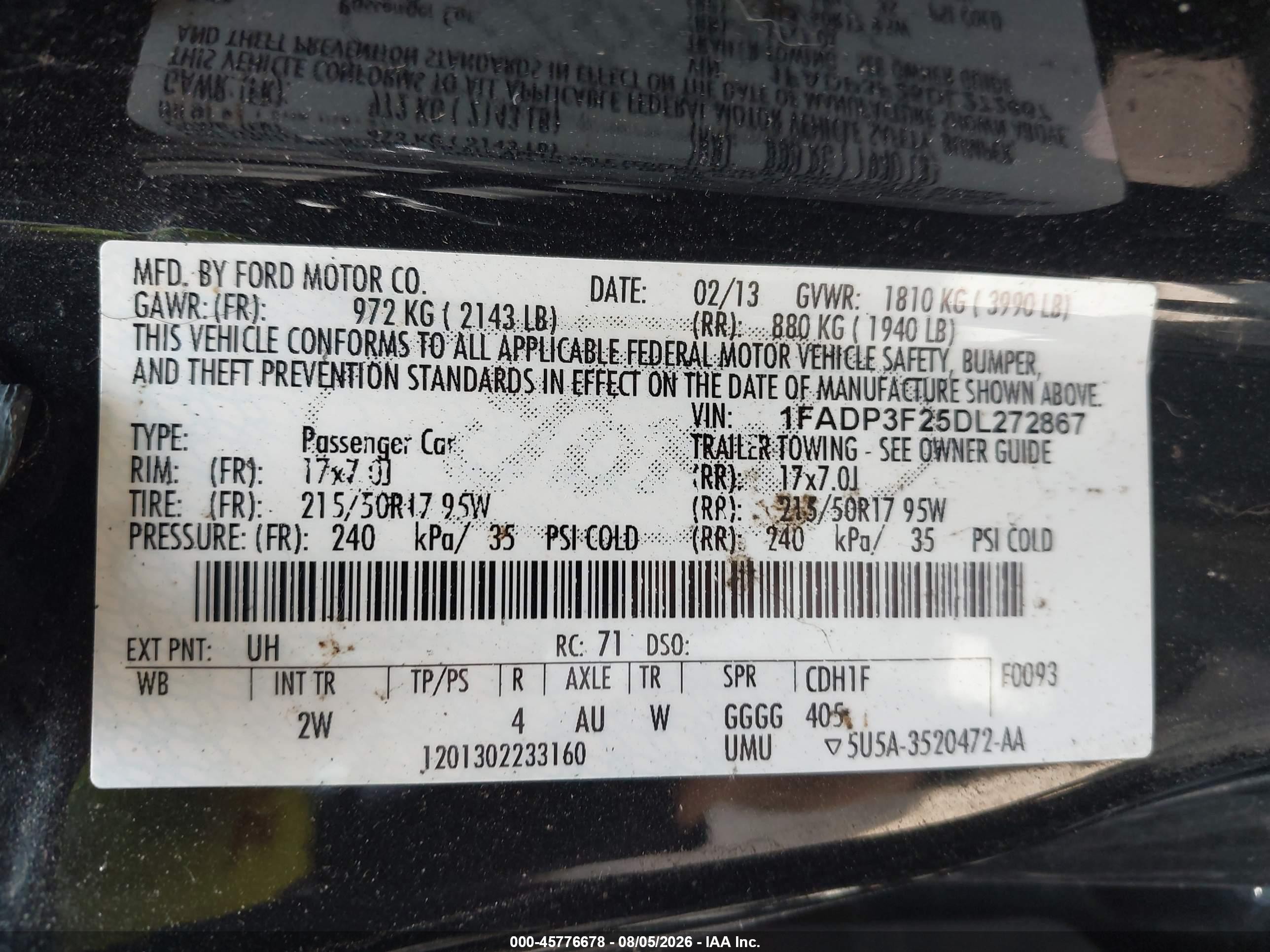 2013 Ford Focus Se Black vin: 1FADP3F25DL272867