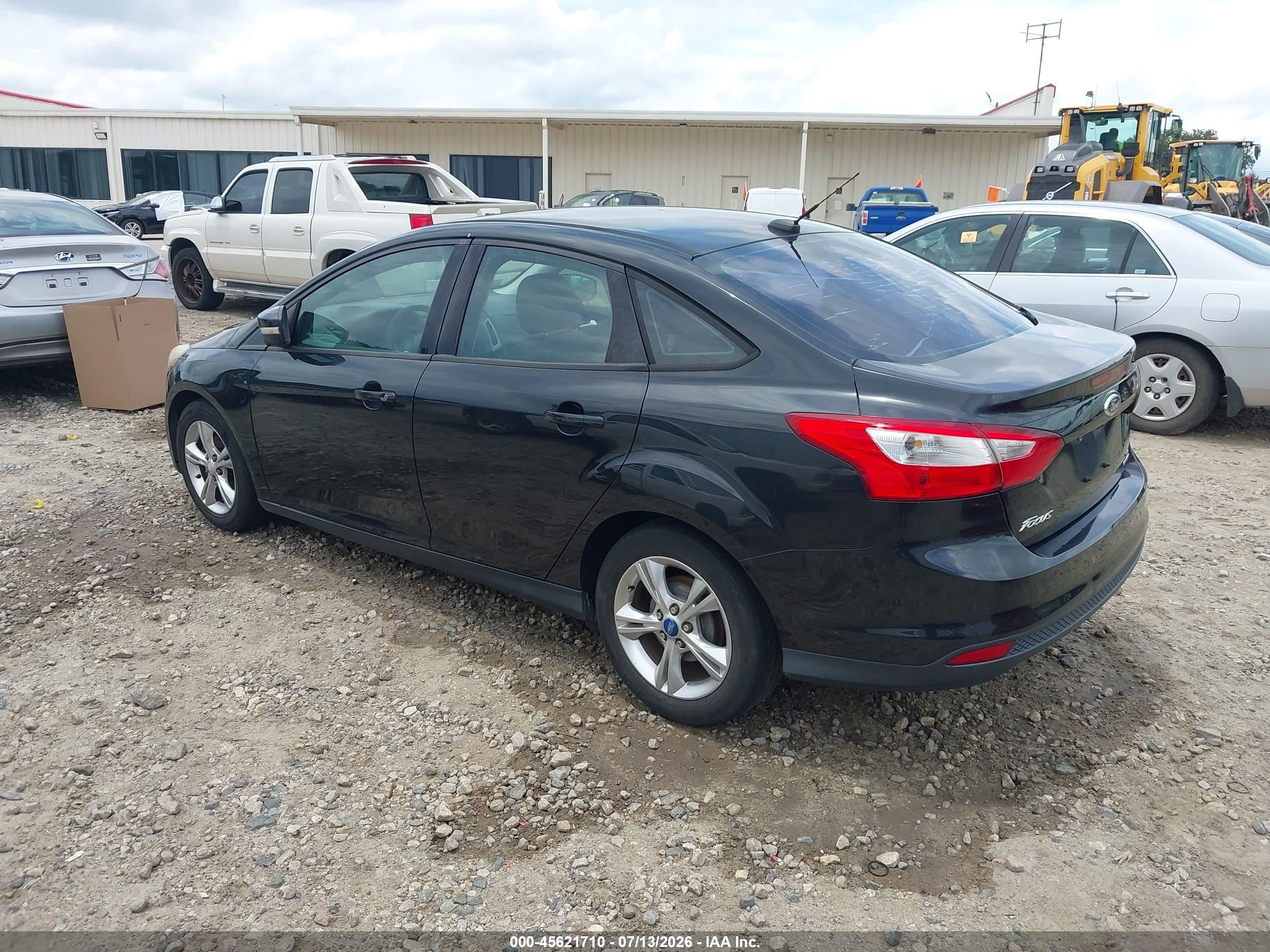 2013 Ford Focus Se Black vin: 1FADP3F25DL274960
