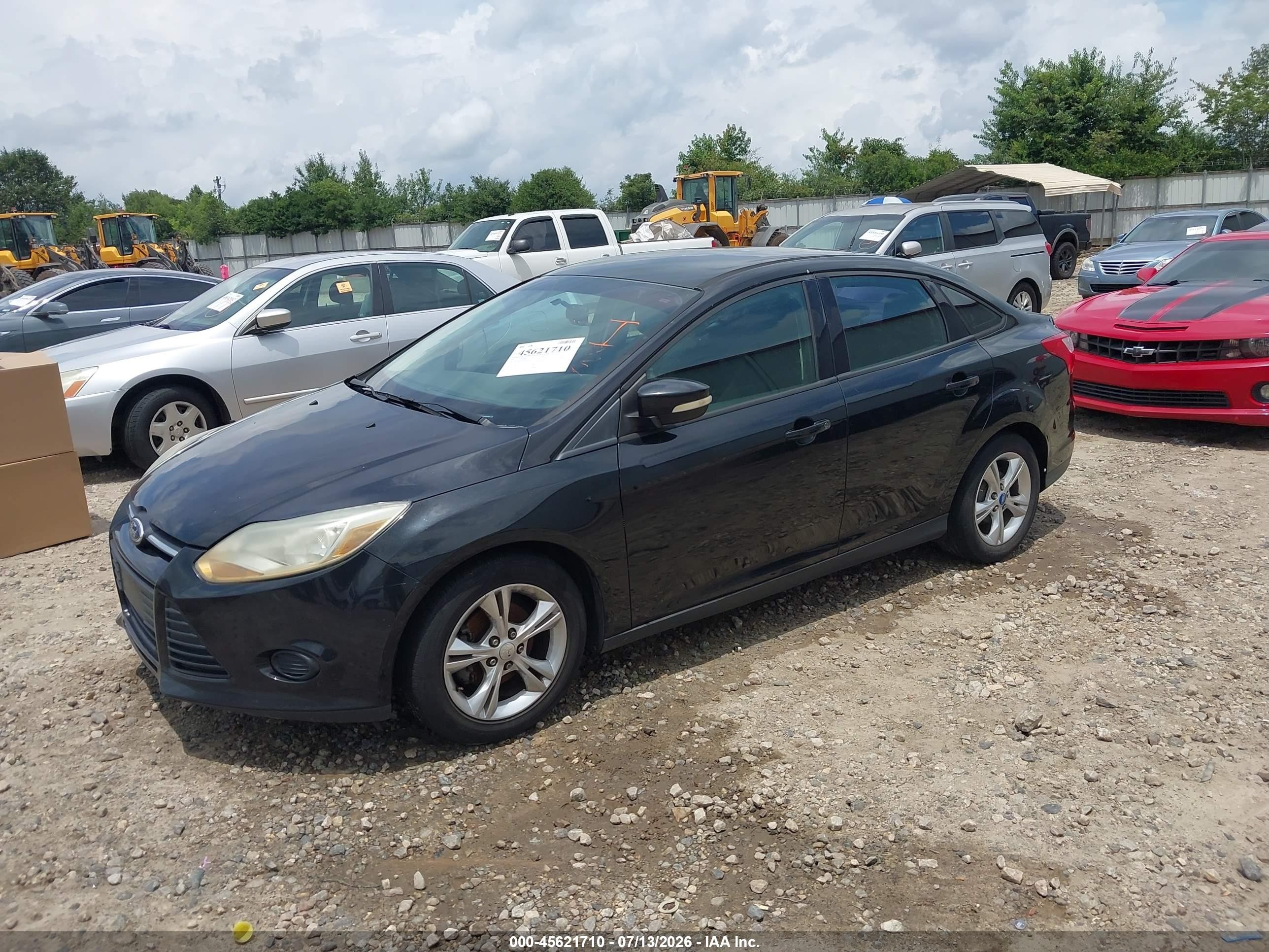 2013 Ford Focus Se Black vin: 1FADP3F25DL274960