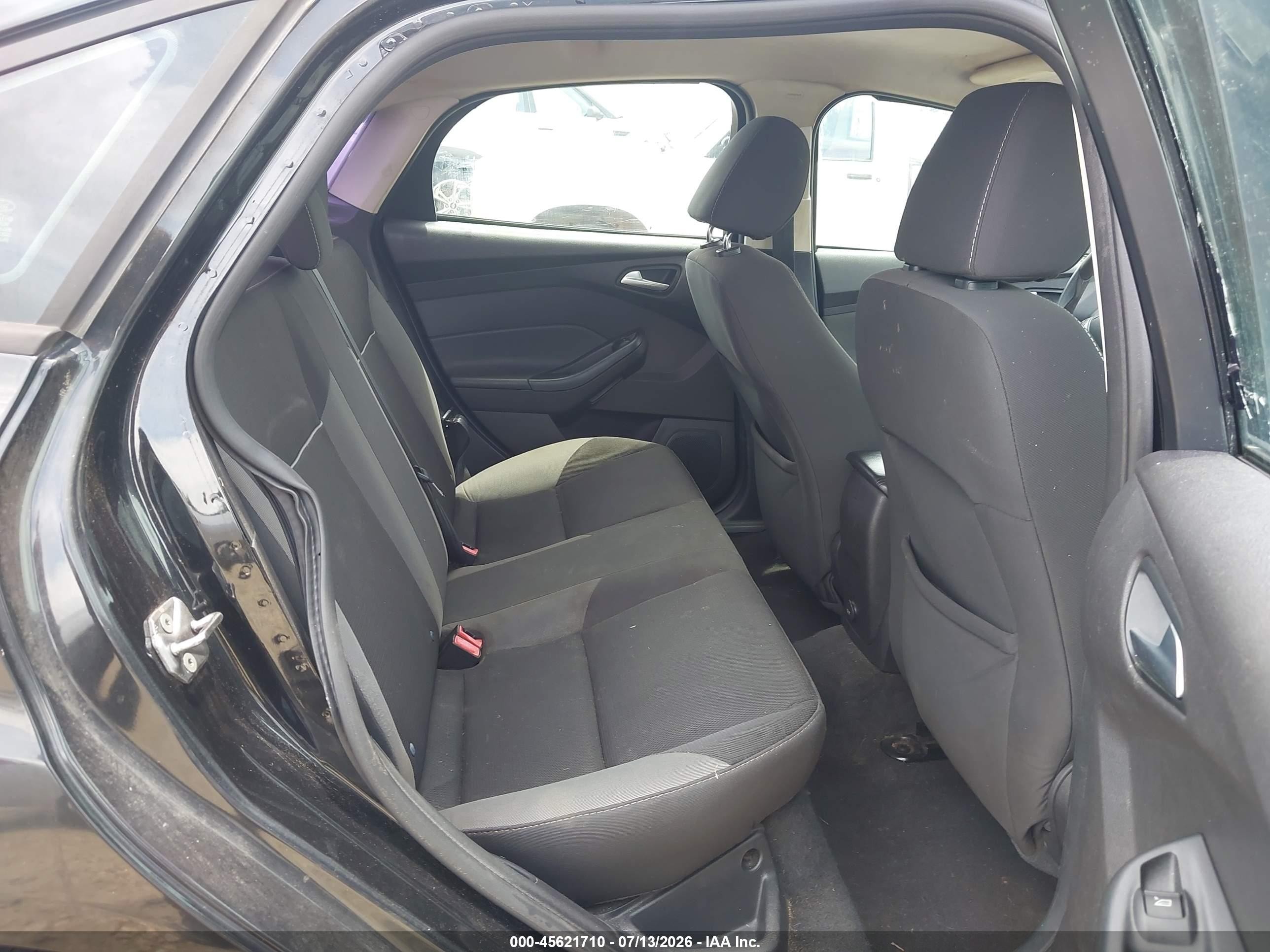 2013 Ford Focus Se Black vin: 1FADP3F25DL274960